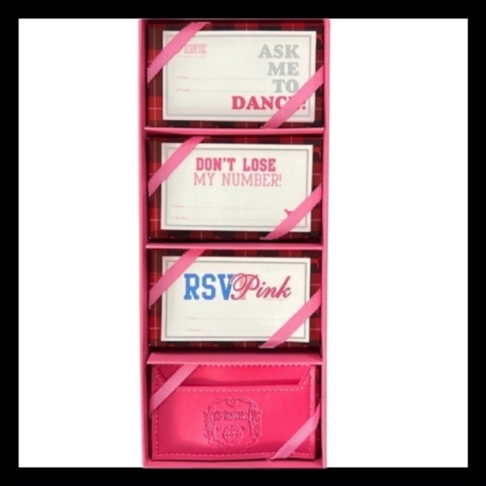 Victoria’s Secret Pink Limited Edition VIP A-Lister Calling Cards & Card Holder